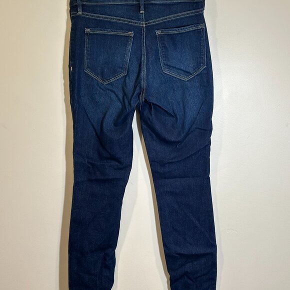 Athleta Dark Wash Stretch Skinny Jeans Size 2 - Picture 2 of 7